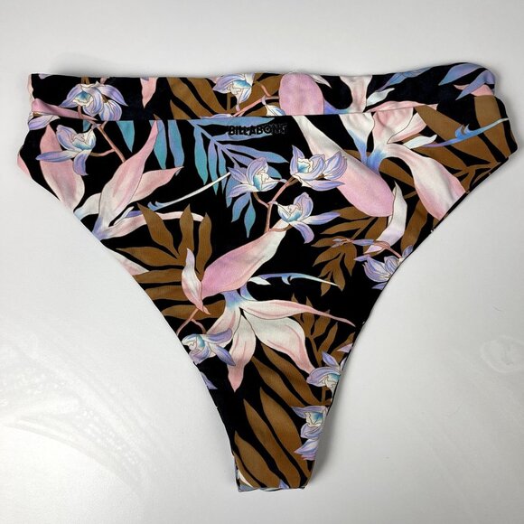 Billabong Wave Maui Rider‎ Bikini Bottoms Black S - Picture 2 of 6